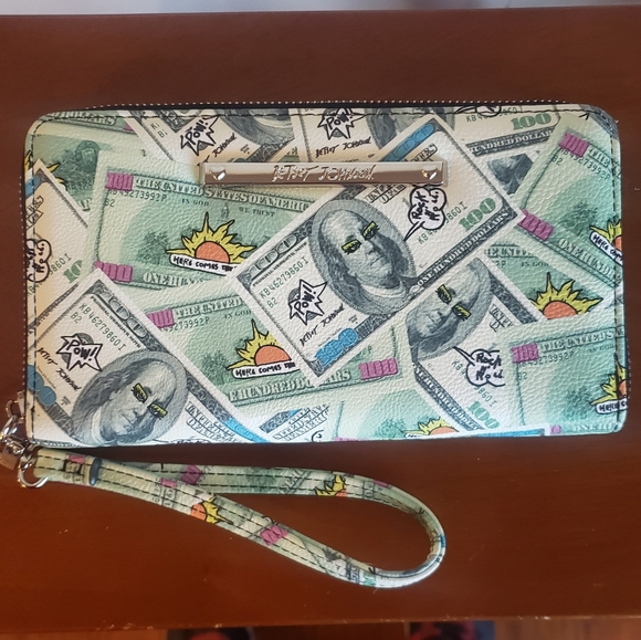 Betsey Johnson Handbags - Betsey Johnson- "Money" Clutch Wallet!!
